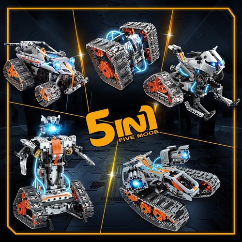 Stem rc robot building - 5,