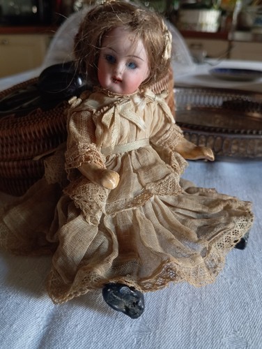Antique mignonette doll simon - antique, doll;