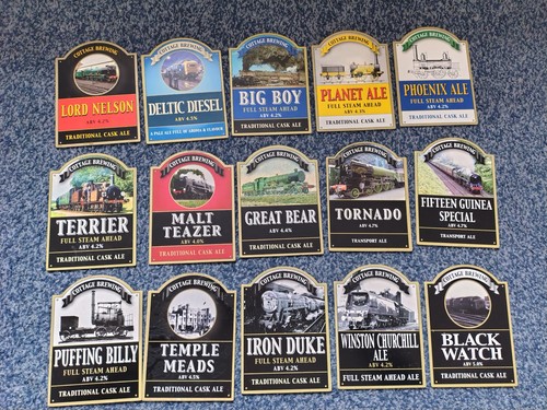 Cottage brewery ale pump clips - cottage,