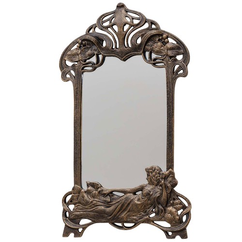 Wall mirror vanity cosmetic