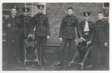 Royal Marines Group (incl C GNESSIER ?) w Maxim MG 08 Machine Guns RP PC 1925