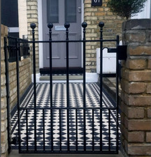 Wrought iron pedestrian - wrought,