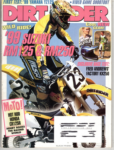 Dirt rider magazine 99 - ~, '99