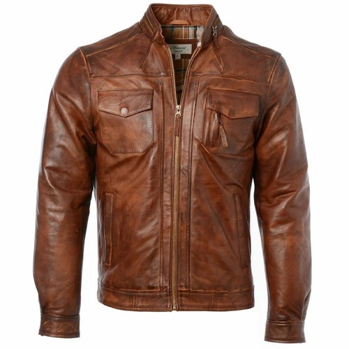 Men tan brown cafe racer - tan,