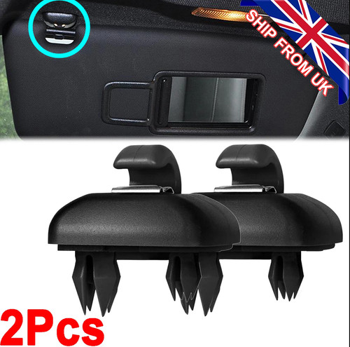 Black sun visor clip holder - sun,