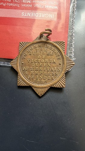 Queen victoria jubilee medal - queen,