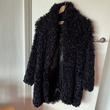 women's shearling coat, 12, new