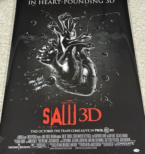 Tobin bell jigsaw autographed - tobin,