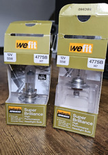 2x Halfords 477SB H7 12v 55w ~ Super Brilliance High Performance Headlight bulbs