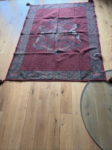 Jacquard loom woven tapestry - loom-woven,