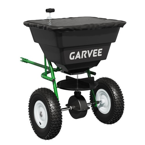 Tow behind broadcast spreader - tow,