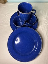 Speckled Enamel Camping Dish