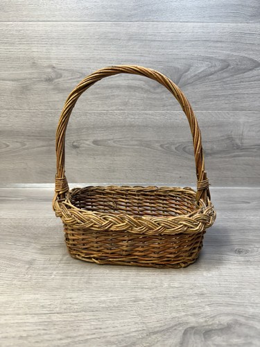 Small wicker basket with - small,