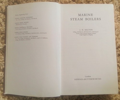 Marine steam boilers h - marine, j