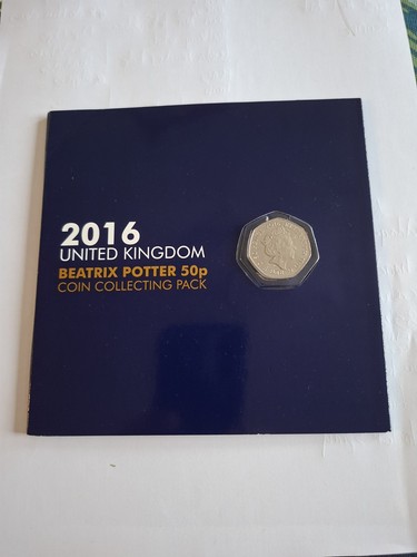 2016 beatrix potter 50p coin - 2016,