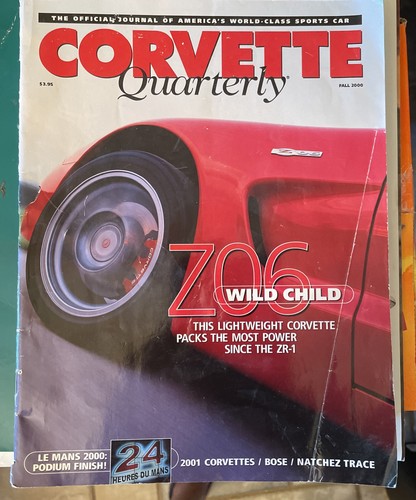 Corvette quarterly magazine - corvette,