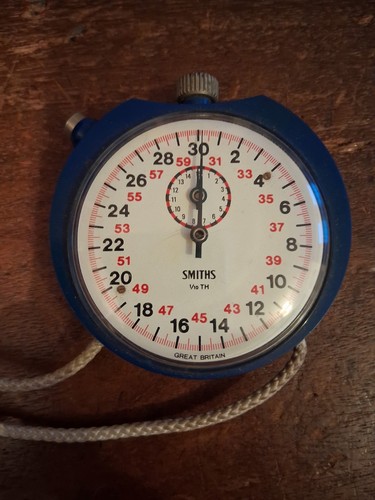 Vintage smiths blue stopwatch - blue,