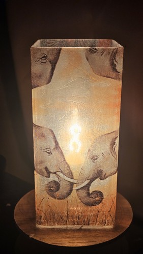 Elephants zebras frosted - elephants,