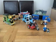 Postman Pat Bundle Train Station RARE Pencaster Flyer Ted Glen Figures & More