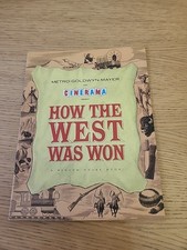 Vintage 1962 How The West Was Won Film Movie Cinema Programme