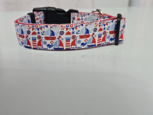 Handmade adjustable dog collar - handmade,