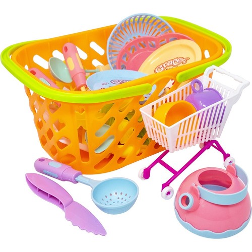 Basket kitchen set utensils - set,