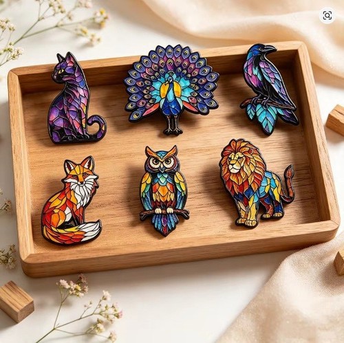 Stained glass style animal - stained,