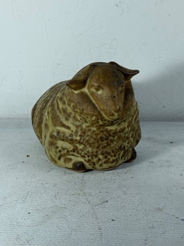 Vintage studio pottery sheep - studio,