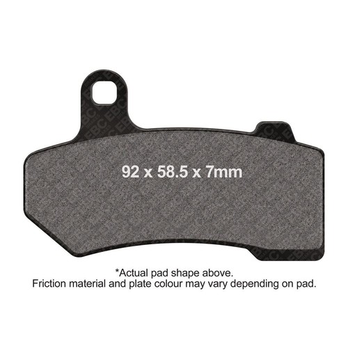 Ebc brake pads front right - ebc,