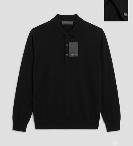 Autograph men black merino - men's,