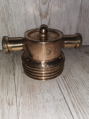 Brass fire service hose blank - brass,