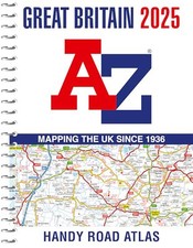 Great Britain A-Z Handy Road Atlas 2025 (A..., A-Z Maps