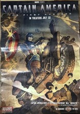 MARVEL CAPTAIN AMERICA HARLEY DAVIDSON POSTER 36 X 24 Dealer Promo