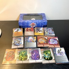 Bakugan Bundle Of 110 Cards 52 Magnetic 58 Normal With Storage Case