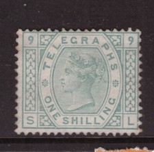 1876 Telegraph stamp Sg T8 1