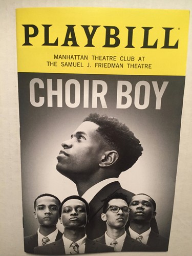 Choir boy playbill - boy,