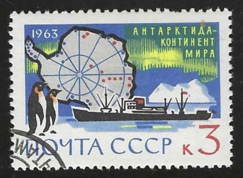 Ussr 1963 antarctic research - 1963,