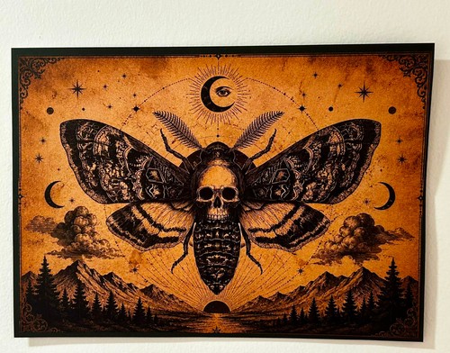 Death head moth - moth, a4