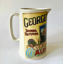 Heron Cross Pottery Jug George