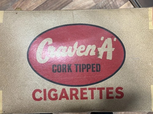 Craven cigarette outer box - craven, a