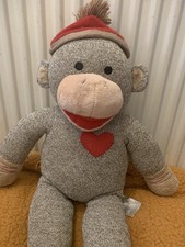 ?? Build A Bear Sock Monkey - Soft Toy - Super Cute - Fantastic Condition