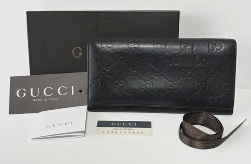 Gucci fold long wallet - bi-fold,