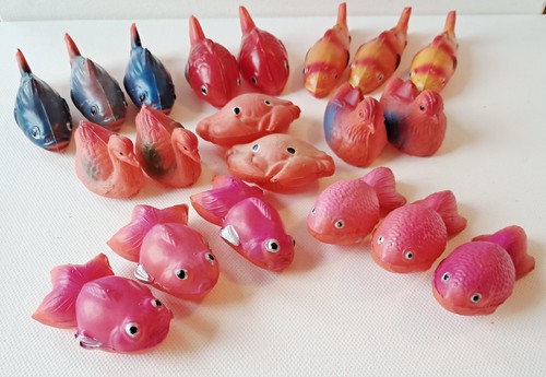 Vintage celluloid fish and - celluloid,