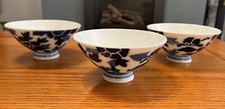 X3 CHINESE RICE SOUP BOWLS
