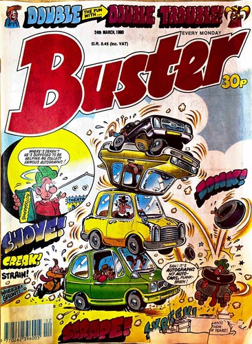Buster comic vintage 1990s - -,