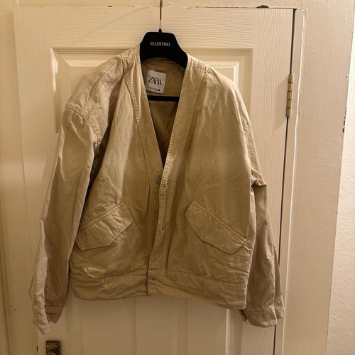 Zara beige 100 cotton - zara,