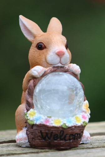 Garden ornament rabbit solar - garden,