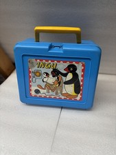 Vintage Pingu lunch box retro 1990s bluebird