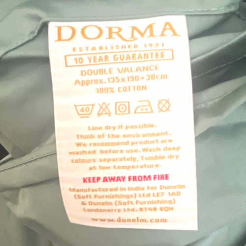 Dorma double valance 100 - double, 100%