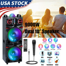 9000W Dual 10" Subwoofer